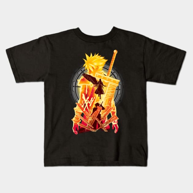 Fantasy Seven Kids T-Shirt by HyperTwenty